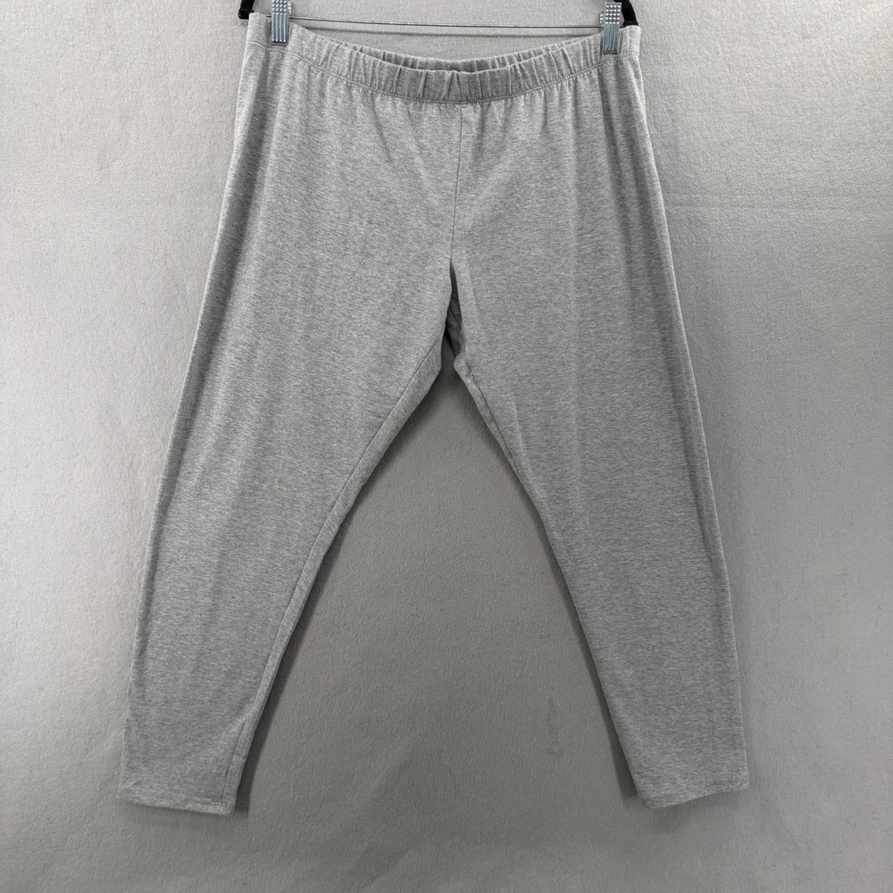 No Boundaries Ankle Legging Juniors XXL 21 Heather Gray Neutral Minimalist NWT